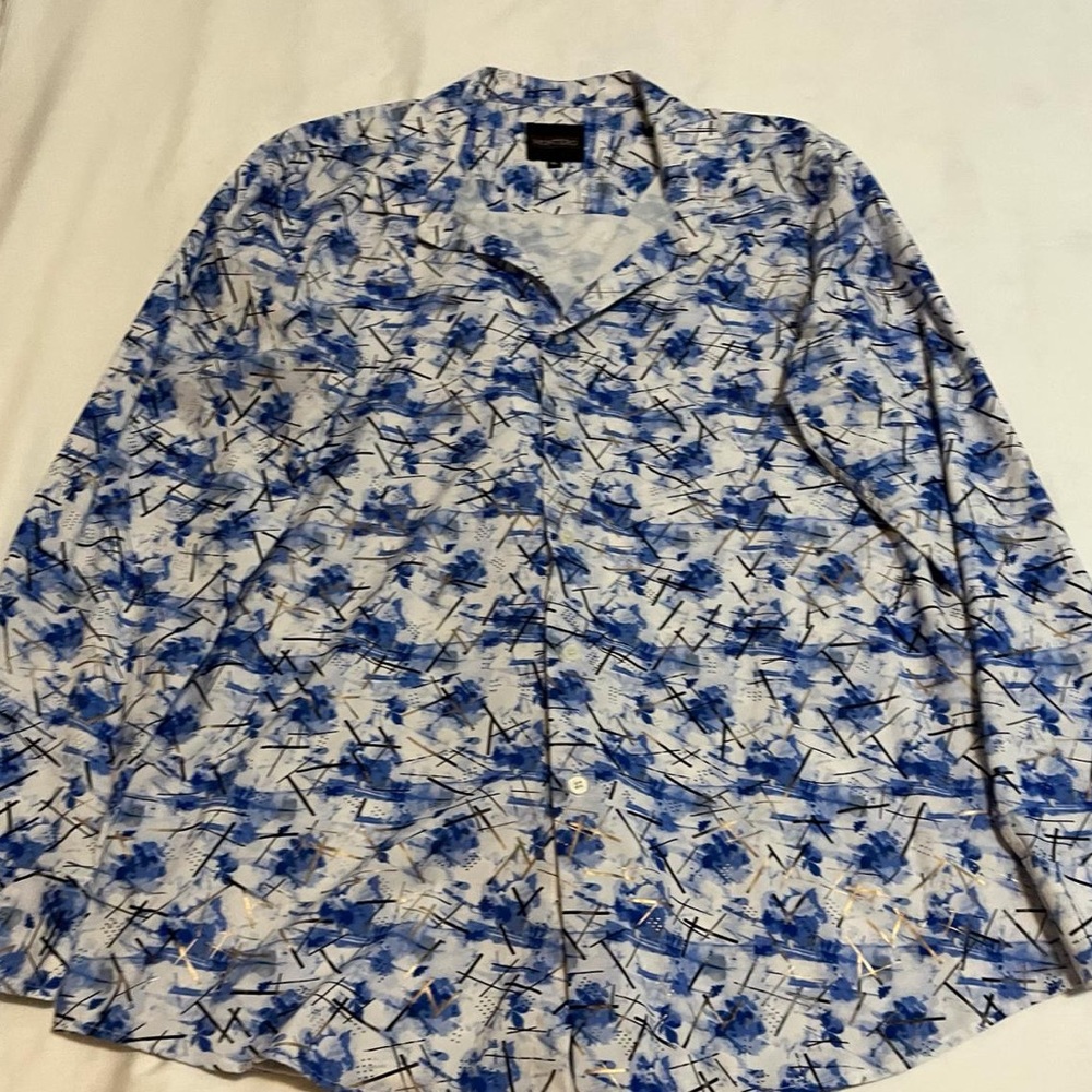 Blue/white dress size XL